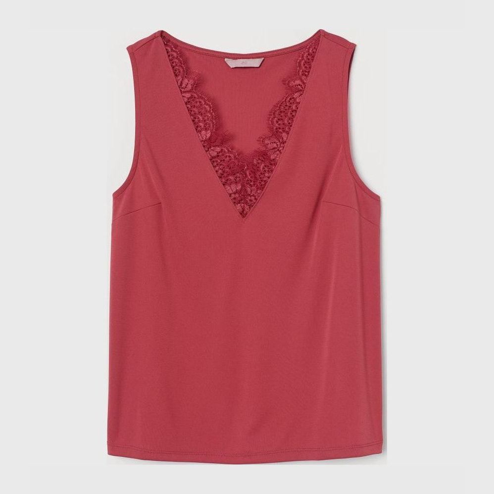 

Топ H&M 0764280005 XXL (175/128А) Малиновый