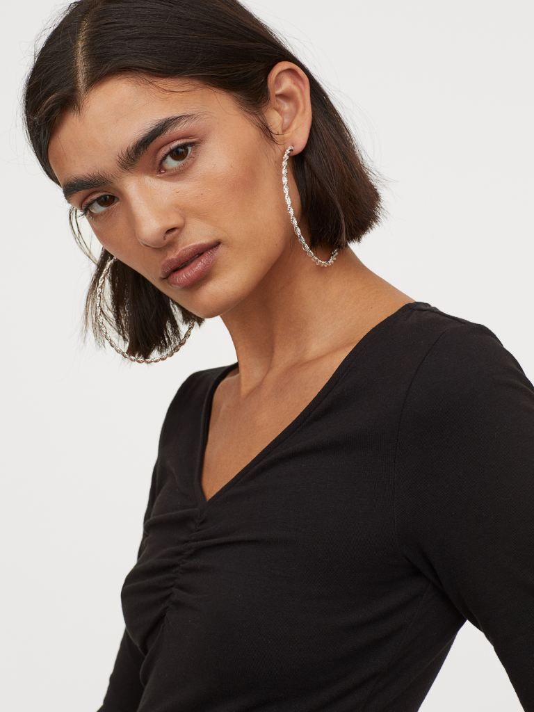 

Топ H&M 0801673001  (160/80А) Черный, Топ H&M 0801673001 XS (160/80А) Черный