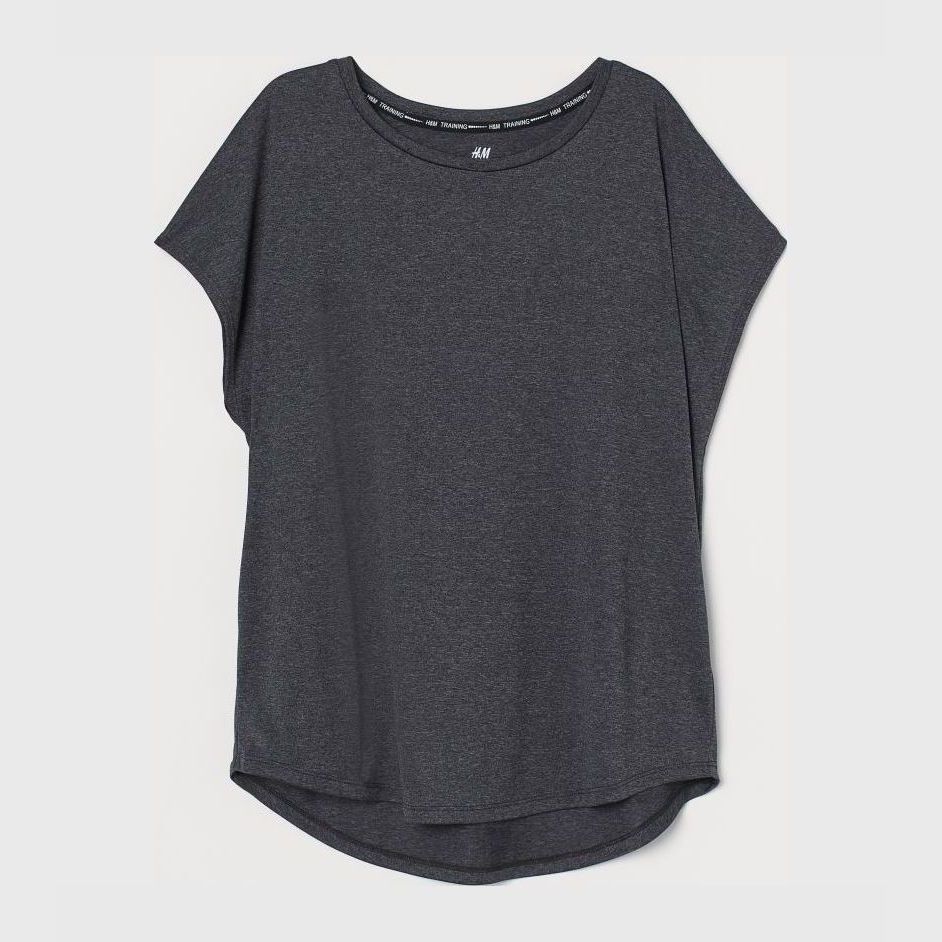 

Футболка H&M 0804992034 XL (175/116А) Темно-серый меланж