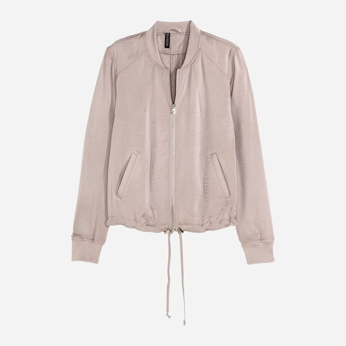 

Бомбер H&M 0389594002 46 Светло-серый