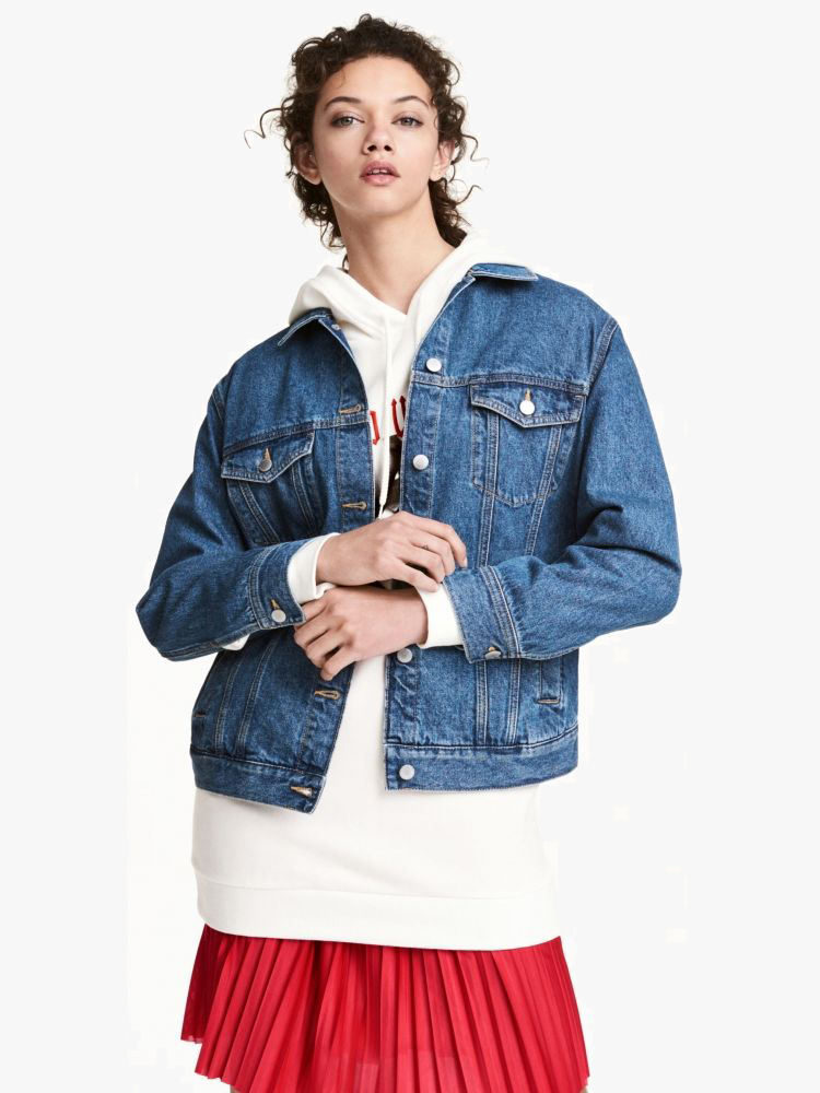 

Куртка джинсовая H&M 07861701_2 36 (165/84А) Синяя