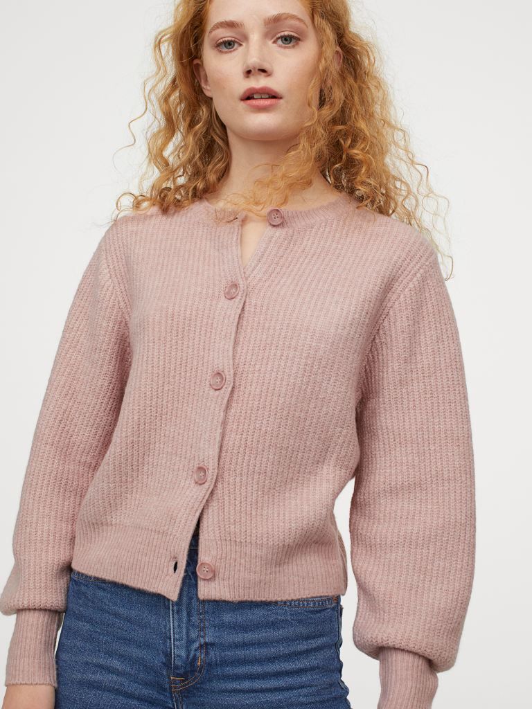 

Кардиган H&M 0878800001 M (170/96А) Светло-розовый