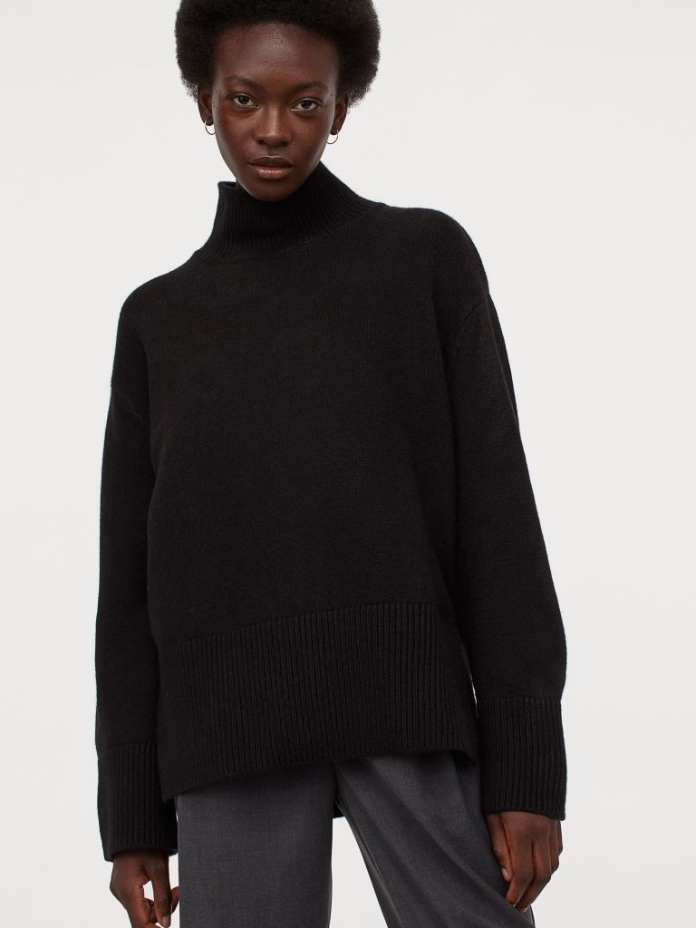 

Свитер H&M 0873274001 S (165/88А) Черный