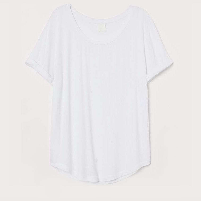 

Футболка H&M 0554598081 L (175/104А) Белая
