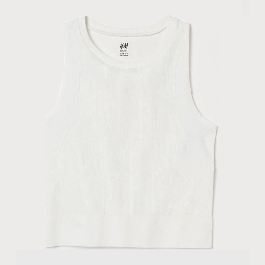 

Спортивный топ H&M 08618032 S (165/88А) Белый