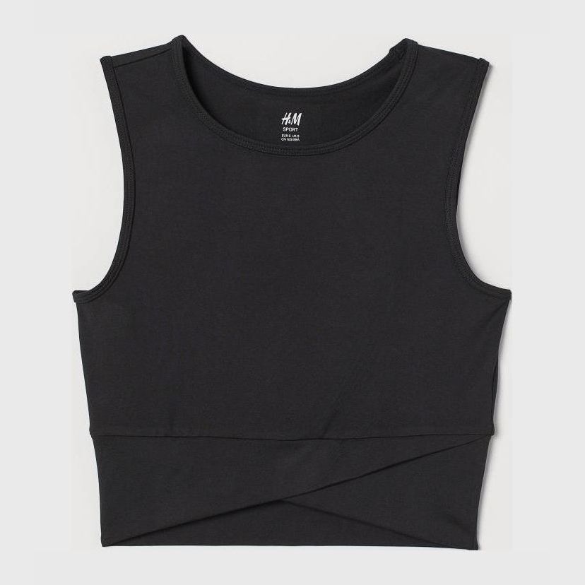 

Спортивный топ H&M 0868283001 XS (160/80А) Черный
