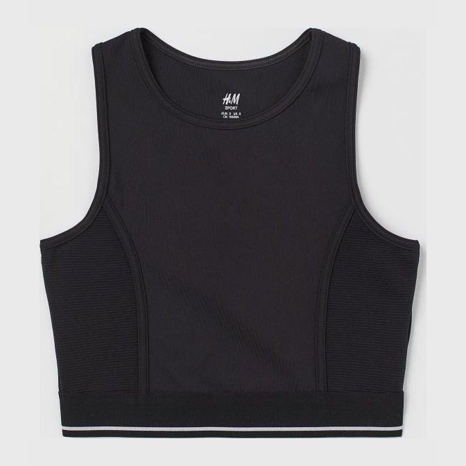 

Спортивный топ H&M 0894680001 S (165/88А) Черный