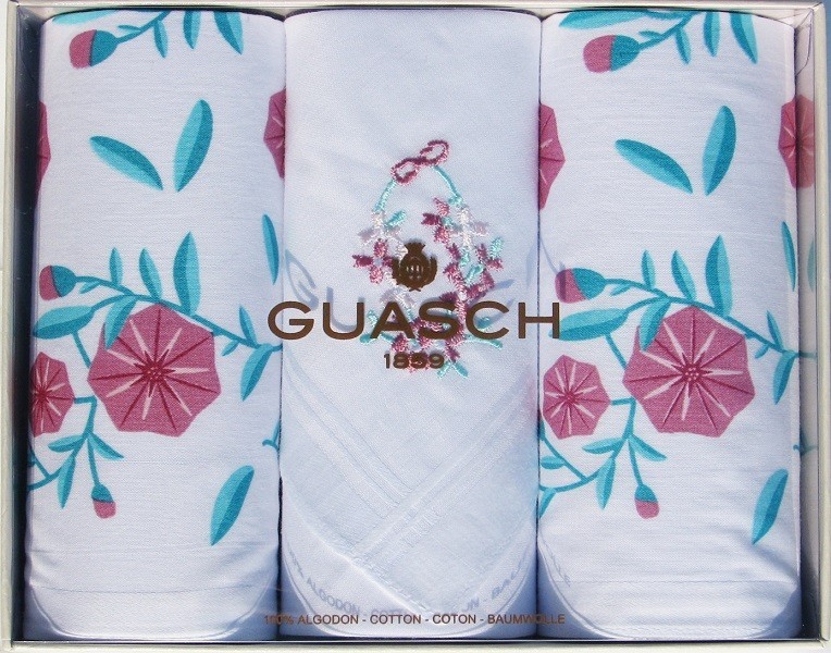 

Набор женских носовых платков Guasch Angora 98P SU2-04 (790)