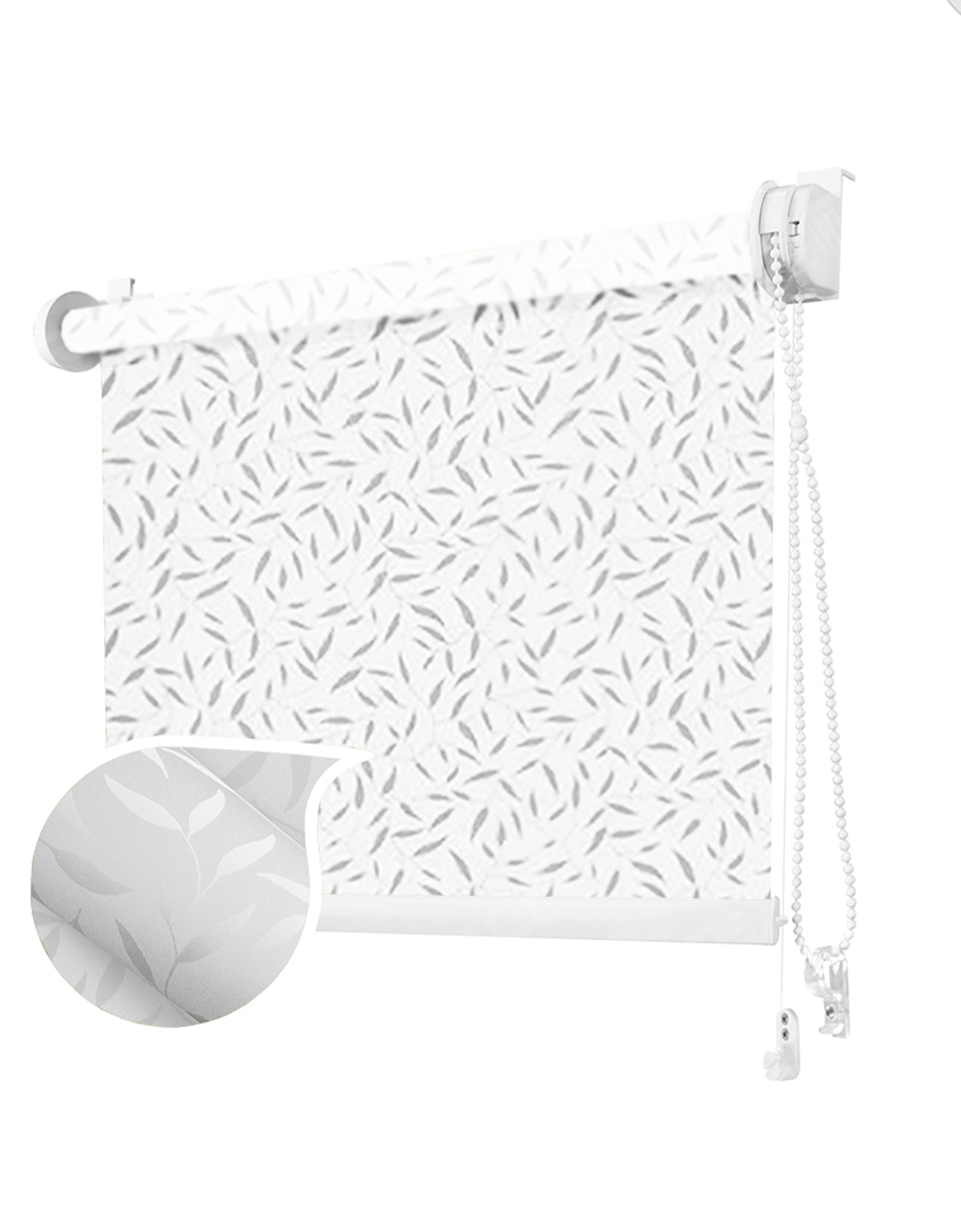 

Ролета тканевая ROLLOTEX Batik Mini 96х150 см White