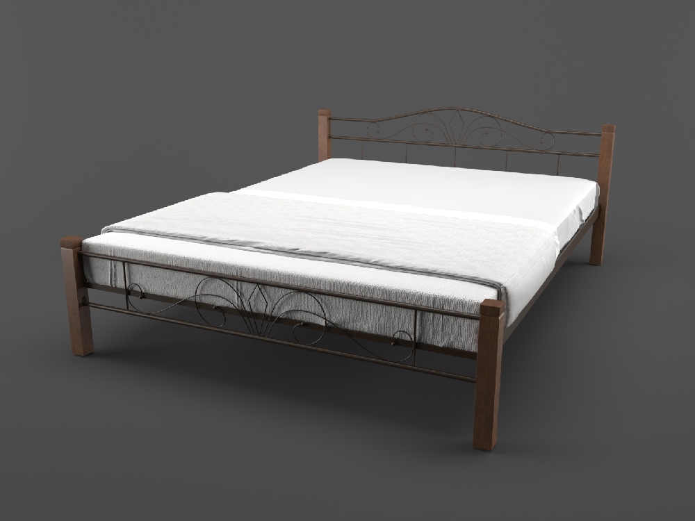 

Кровать MELBI Лара Люкс Вуд 140 см х 200 см Коричневый