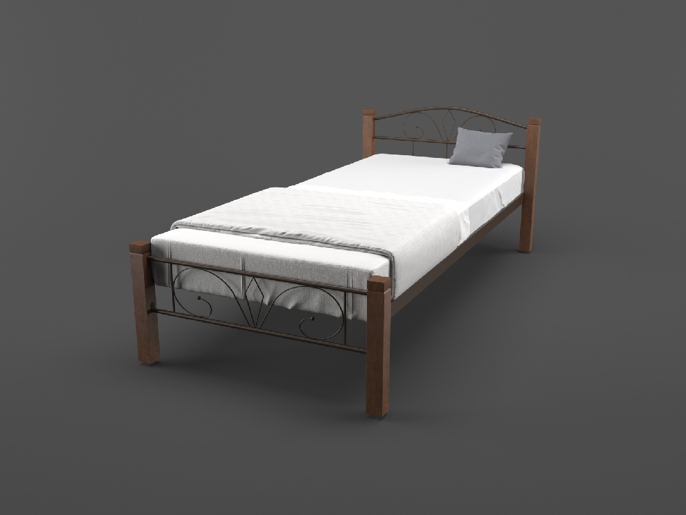 

Кровать MELBI Лара Люкс Вуд 90 см x 190 см Коричневый