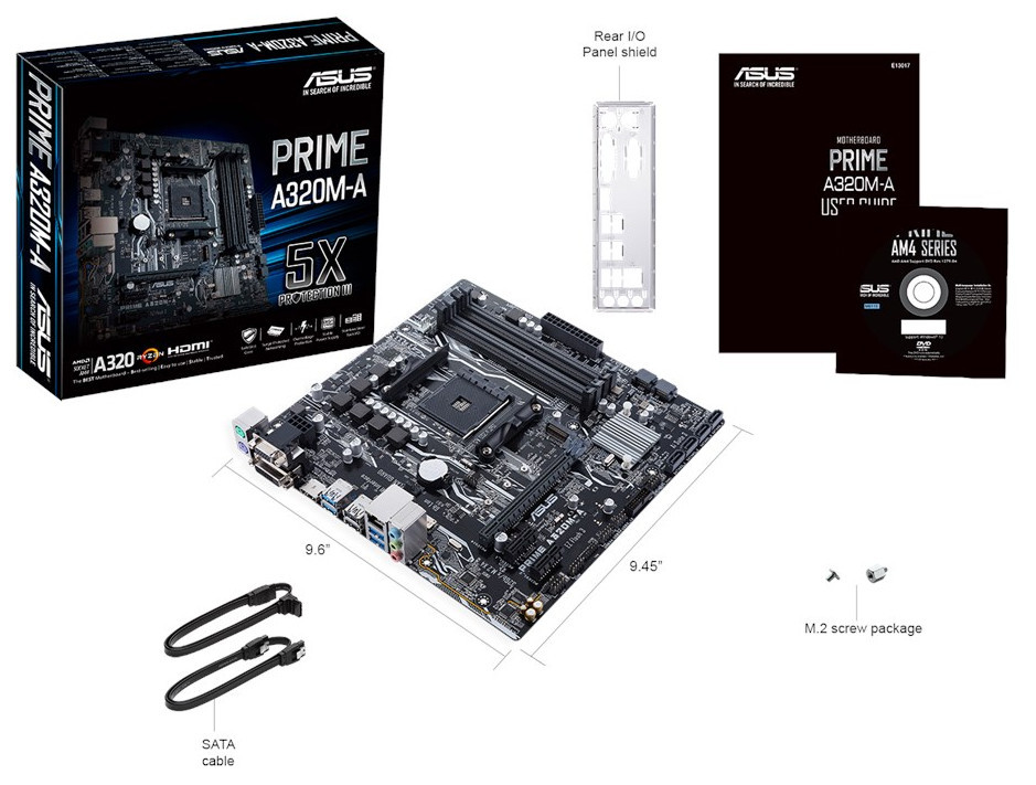 

Материнская плата Asus Prime A320M-A (sAM4, AMD A320, PCI-Ex16) (JN63PRIME_A320M-A)