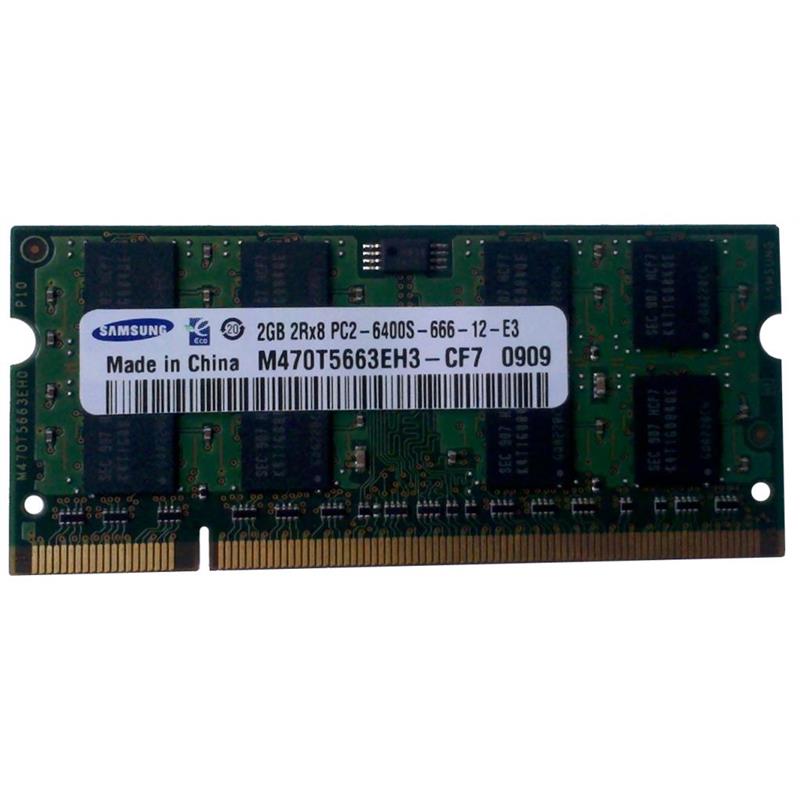 

Модуль памяти SO-DIMM 2GB/800 DDR2 Samsung (M470T5663EH3-CF7) Refurbished