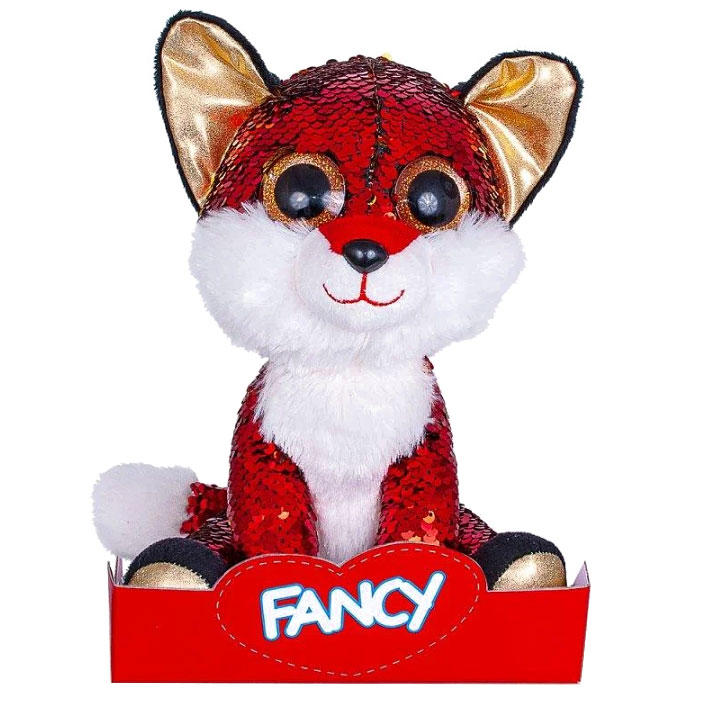 

Мягкая игрушка Лисенок Опал с пайетками 24 см Fancy 84583-BR-533