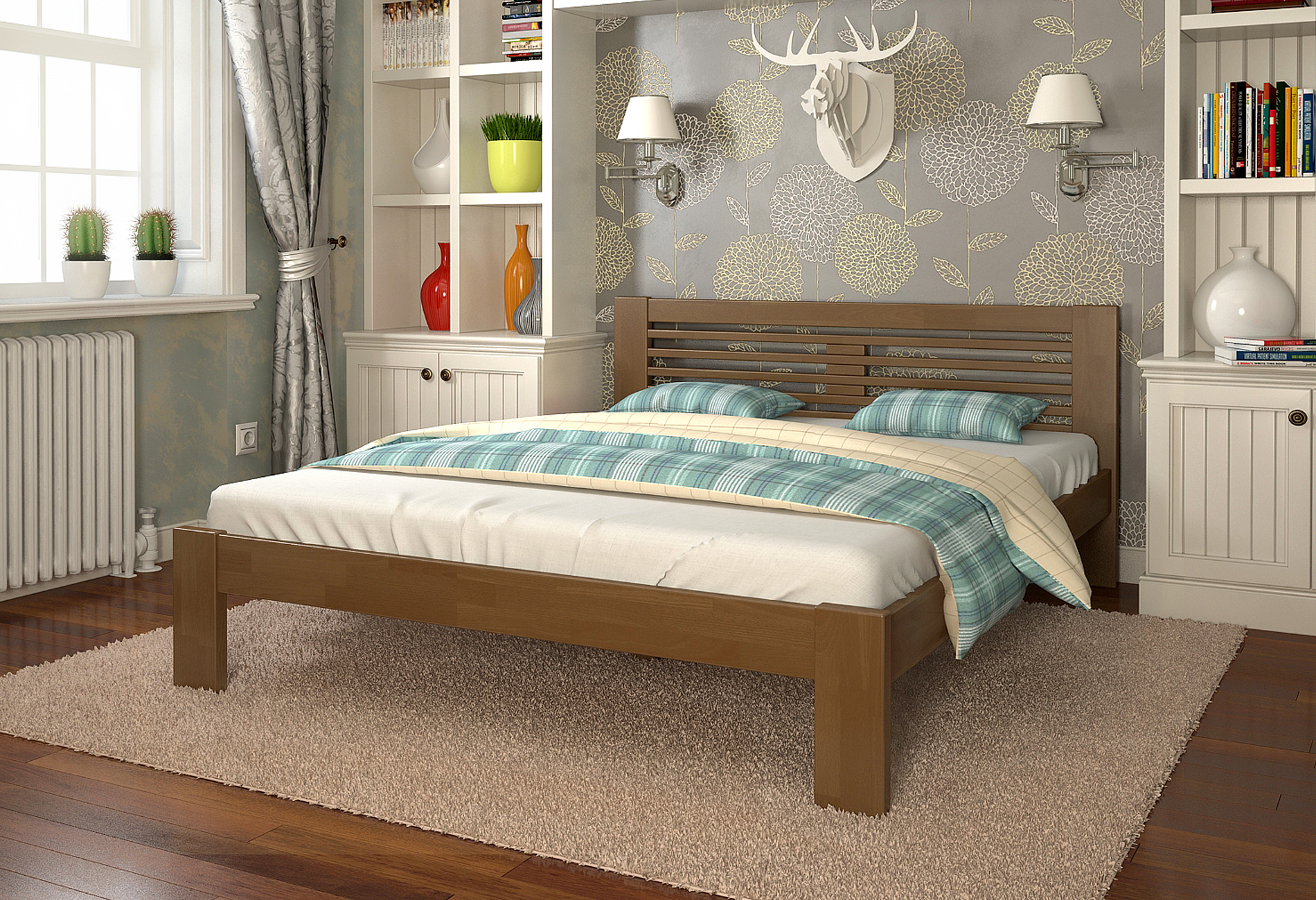 

Кровать Arbordrev Шопен (120*200) бук Орех
