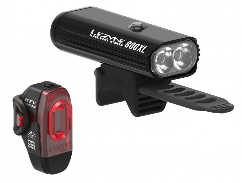 

Комплект света Lezyne Micro PRO 800XL / KTV PRO черный