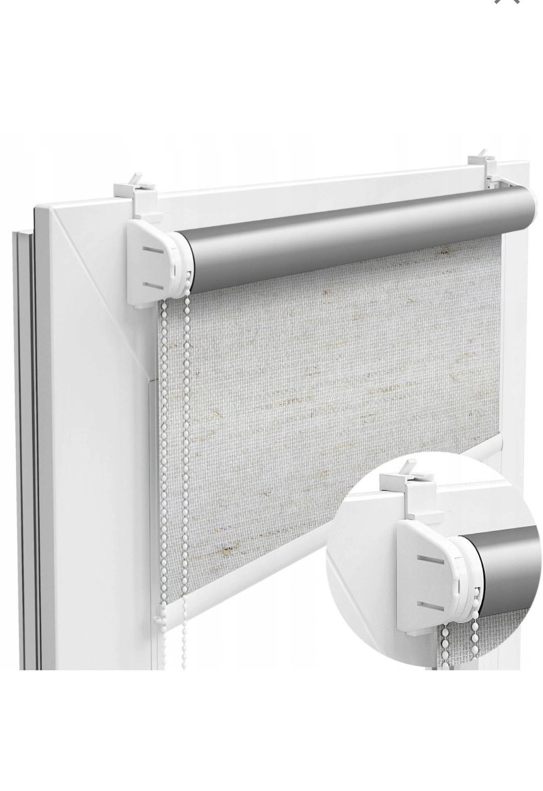 

Ролета Roll Star 130x200 см ВО Блэкаут солнцеотражающая Серый лен (7090)
