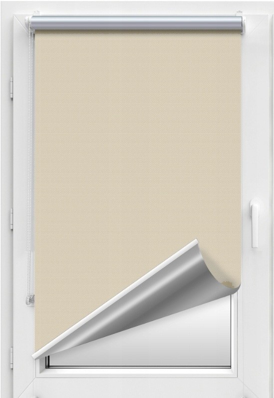 

Ролета Roll Star 195x200 см ВО Блэкаут солнцеотражающая Слоновая кость (7082)
