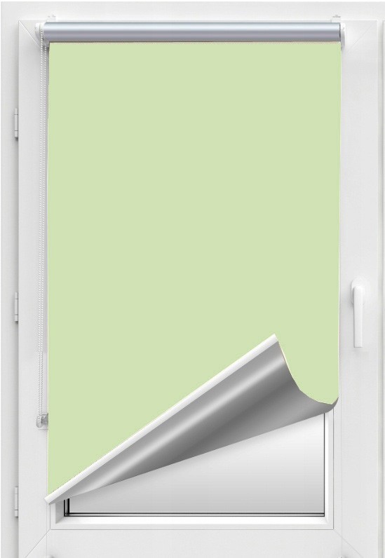 

Ролета Roll Star 112.5x200 см ВО Блэкаут солнцеотражающая Мятная (7085)