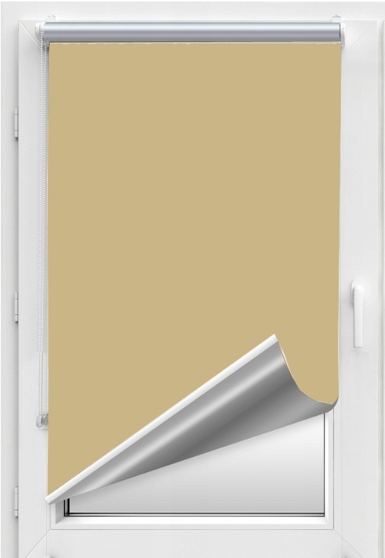 

Ролета Roll Star 90x200 см ВО Блэкаут солнцеотражающая Капучино (7083)