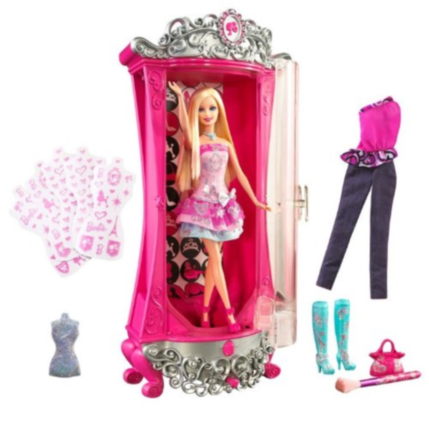 

Игровой набор Barbie Волшебный шкаф с набором одежды и кукла Барби (T2570)