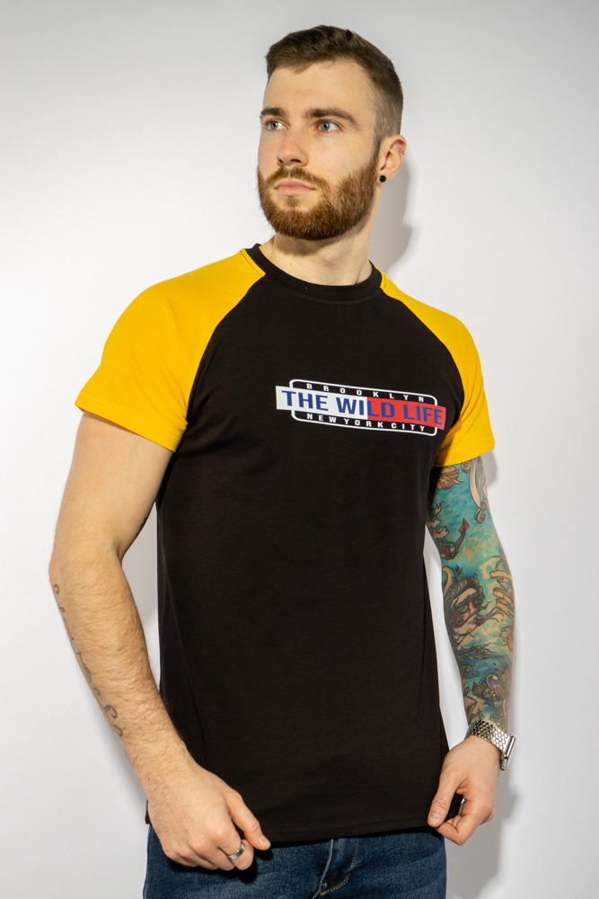 

Футболка Реглан 85F273 (Черно-желтый) XXL