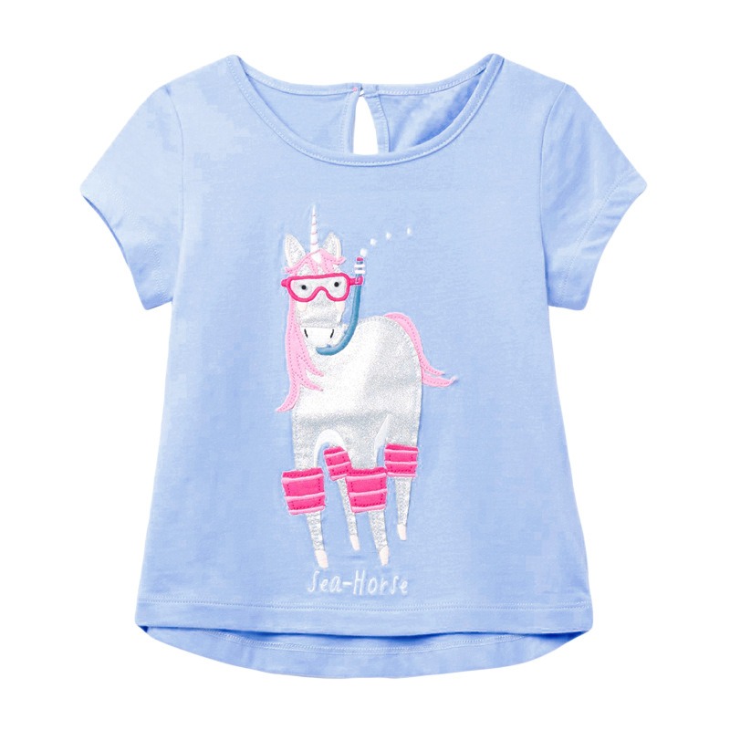 

Футболка для девочки Sea horse Little Maven (92 / 2 года ) Фиолетовый