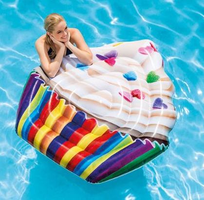 

Надувной плотик Кекс-Cupcake (Intex 58770) Длина 142 x Ширина 135см