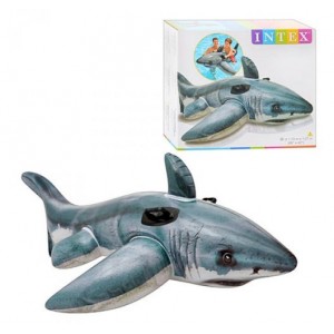 

Надувной плотик Акула (Intex 57525) Длина 173 x Ширина 107см