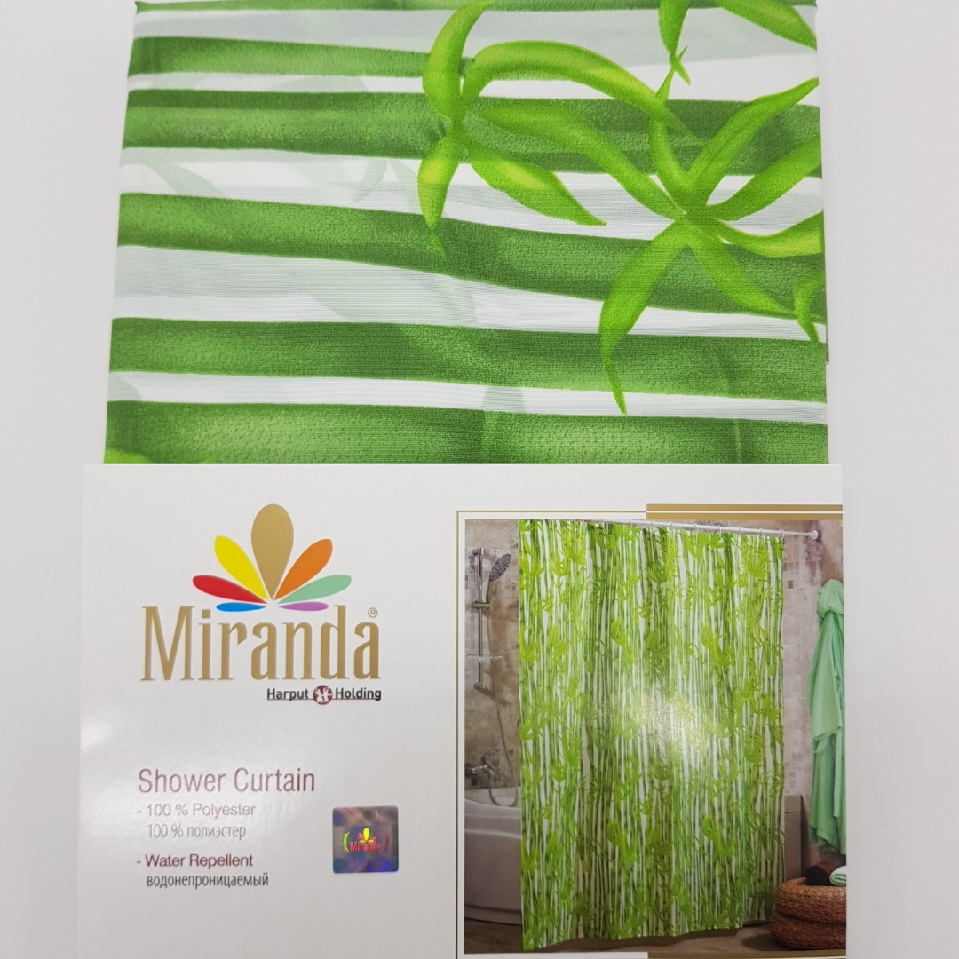 

Шторка для ванной "Miranda" 180х200 см. BAMBOOS