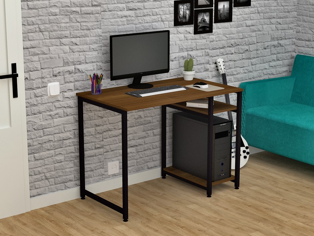 

Стол письменный FlashNika Loft СКЛ-1 100 орех экко