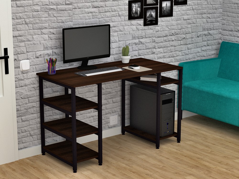 

Стол письменный FlashNika Loft СКЛ-2 150 орех болония