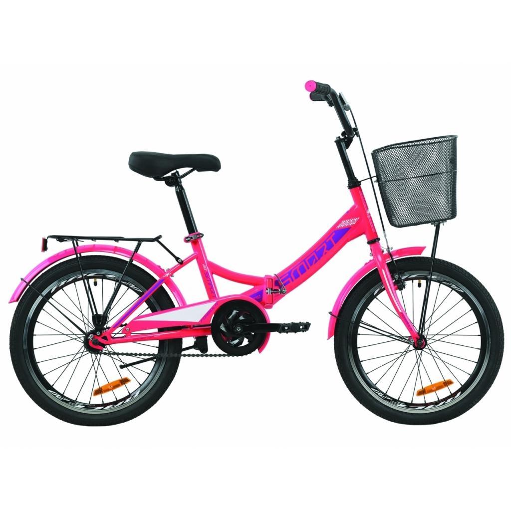 

Велосипед ST 20" Formula SMART Vbr рама-13" розовый с малиновым