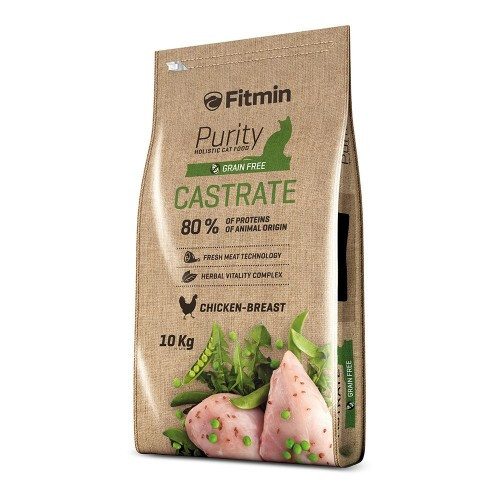 

Сухой корм для стерилизованных кошек Fitmin Purity Castrate 10 кг