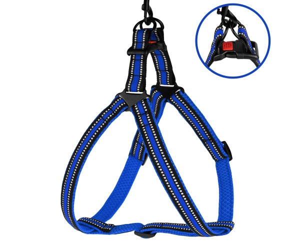 

Шлея для Собак BronzeDog Mesh Стандарт Синяя 20 мм 45-60 см (82102)