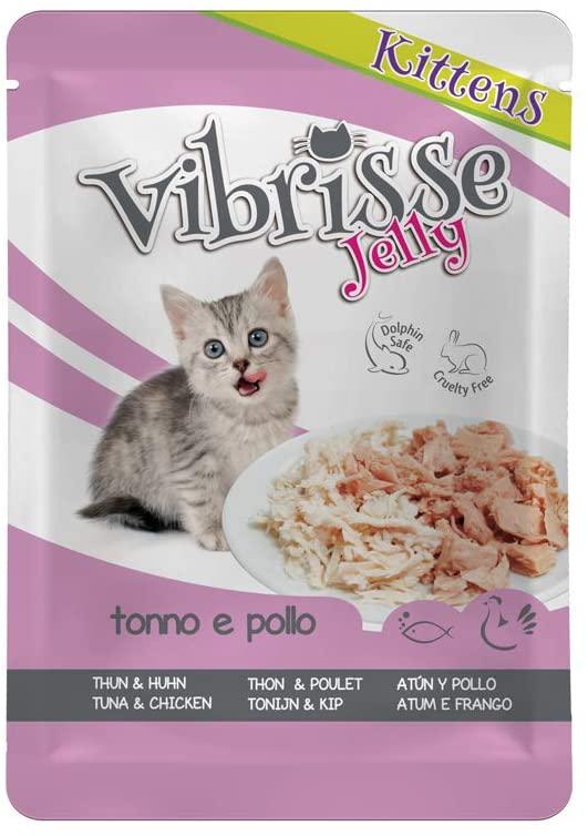 

Блок паучей для котят Croci VIBRISSE JELLY тунец с курицей в желе 18 шт * 70 г