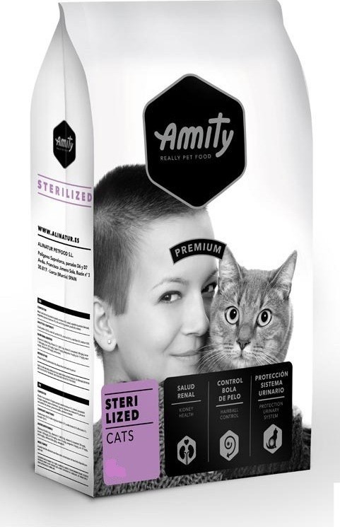 

Сухой корм для стерилизованных котов AMITY Sterilized 20 кг