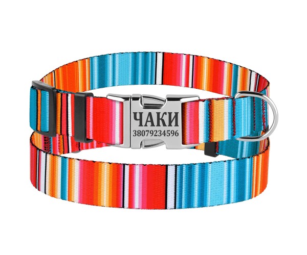 

Ошейник для Собак BronzeDog Urban West Нейлоновый с Металлической Пряжкой Красный 16 мм 25-33 см (32/1353)