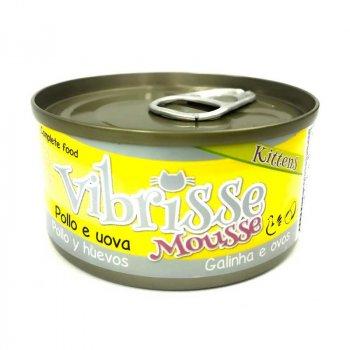 

Блок консервированного корма для котят Croci VIBRISSE MOUSSE тунец с яйцом 24 шт * 70 г