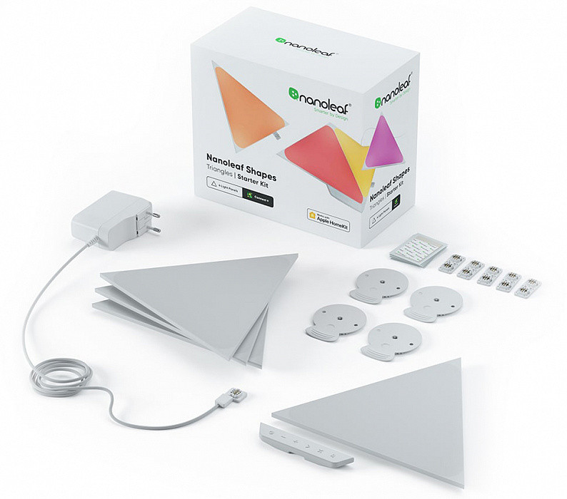 

Умная система освещения Nanoleaf Shapes Triangles Starter Kit - 4 шт.