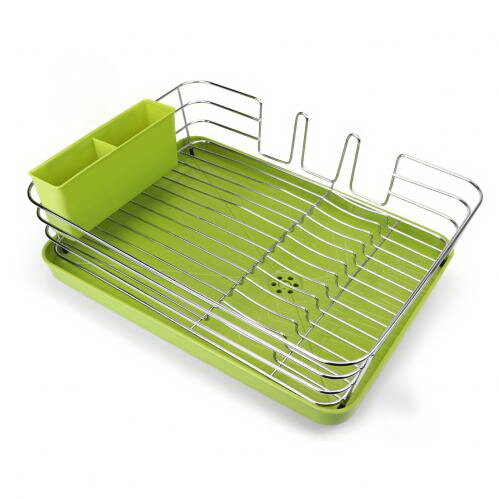 

Cушка для посуды с органайзером, зеленая