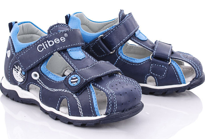 

Кожаные сандалии Clibee F257-6-blue 26 Синий