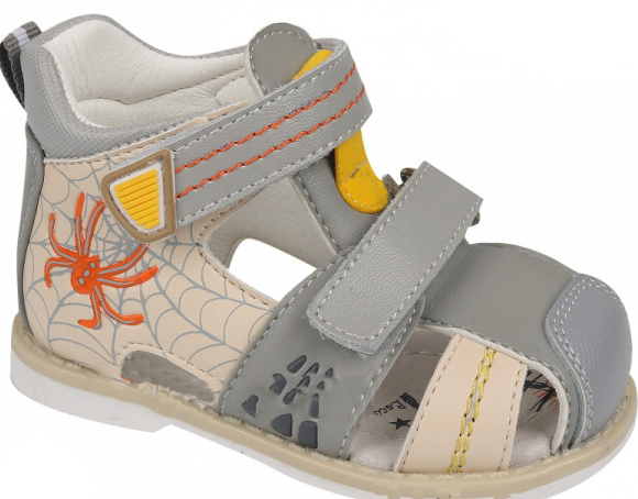 

Кожаные босоножки Tom.m 5615C 22 Серый