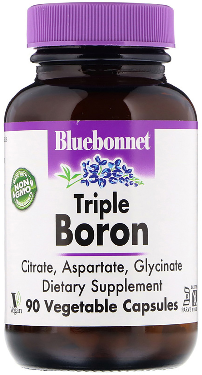 

Тройной бор Bluebonnet Nutrition 3 мг 90 вегетарианских капсул (743715006850)
