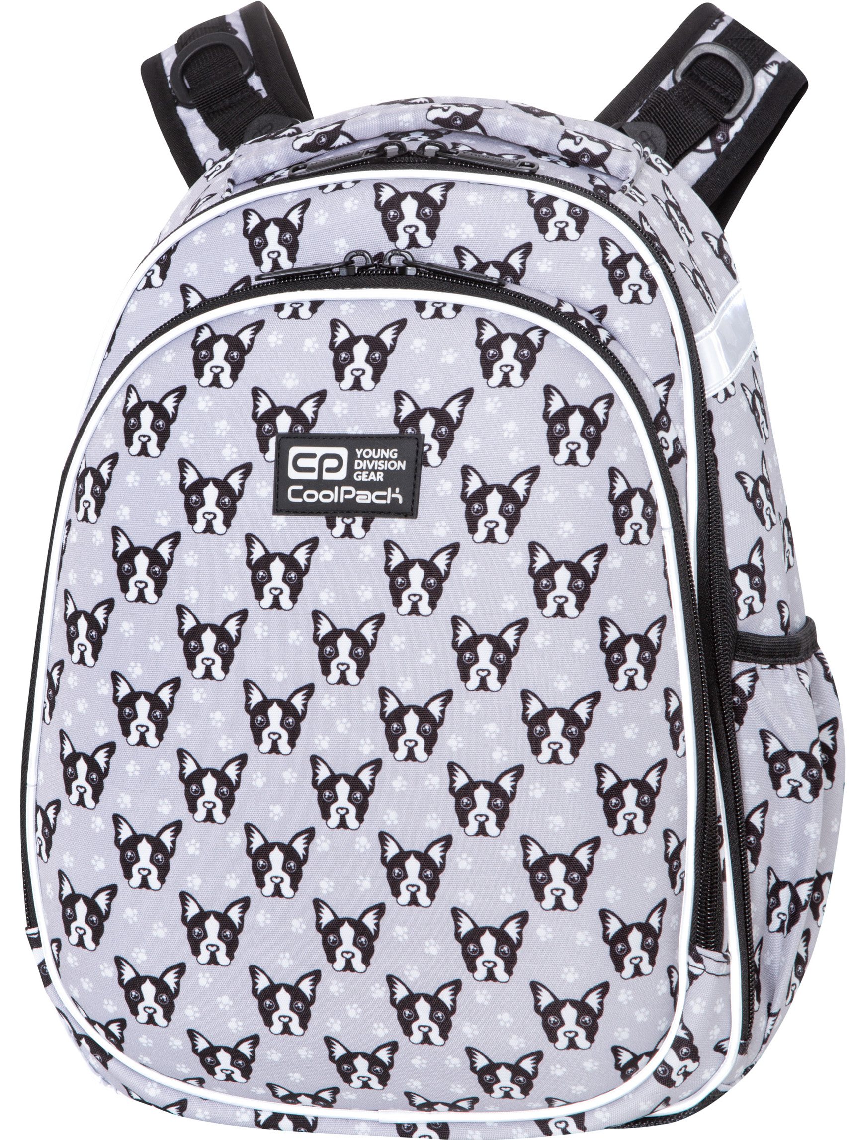

Рюкзак CoolPack Turtle Французские бульдоги 25 л 40х29х14 см (C15247)
