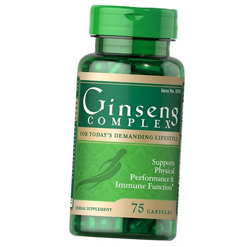 

Женьшень Комплекс, Ginseng Complex, Puritan's Pride 75капс (71367062)