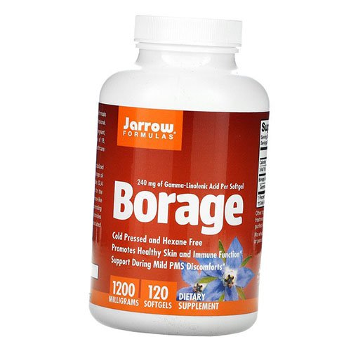 

Масло огуречника (бурачника), Borage, Jarrow Formulas 120гелкапс (67345003)
