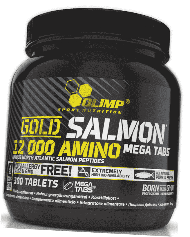 

Gold Salmon 12000 Amino Olimp Nutrition 300таб (27283015)