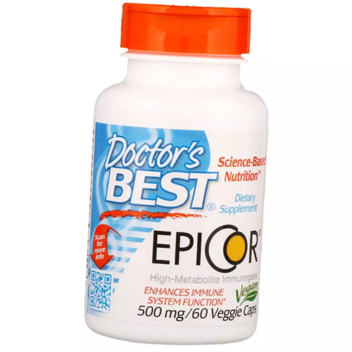 

Эпикор, Epicor 500, Doctor's Best 60вегкапс (72327022)