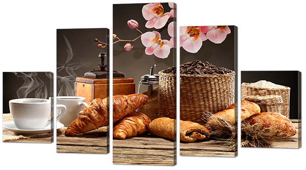 

Модульная картина Interno Искусственный холст Ароматная выпечка 108х60см